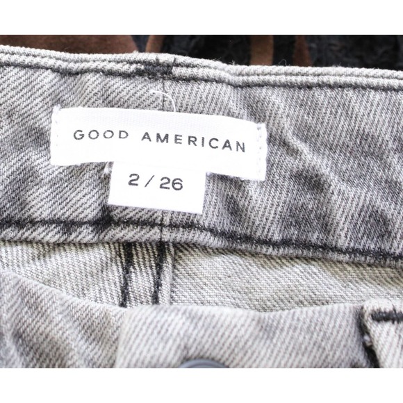 Good American Charcoal Boyfriend Jeans - Picture 4 of 11